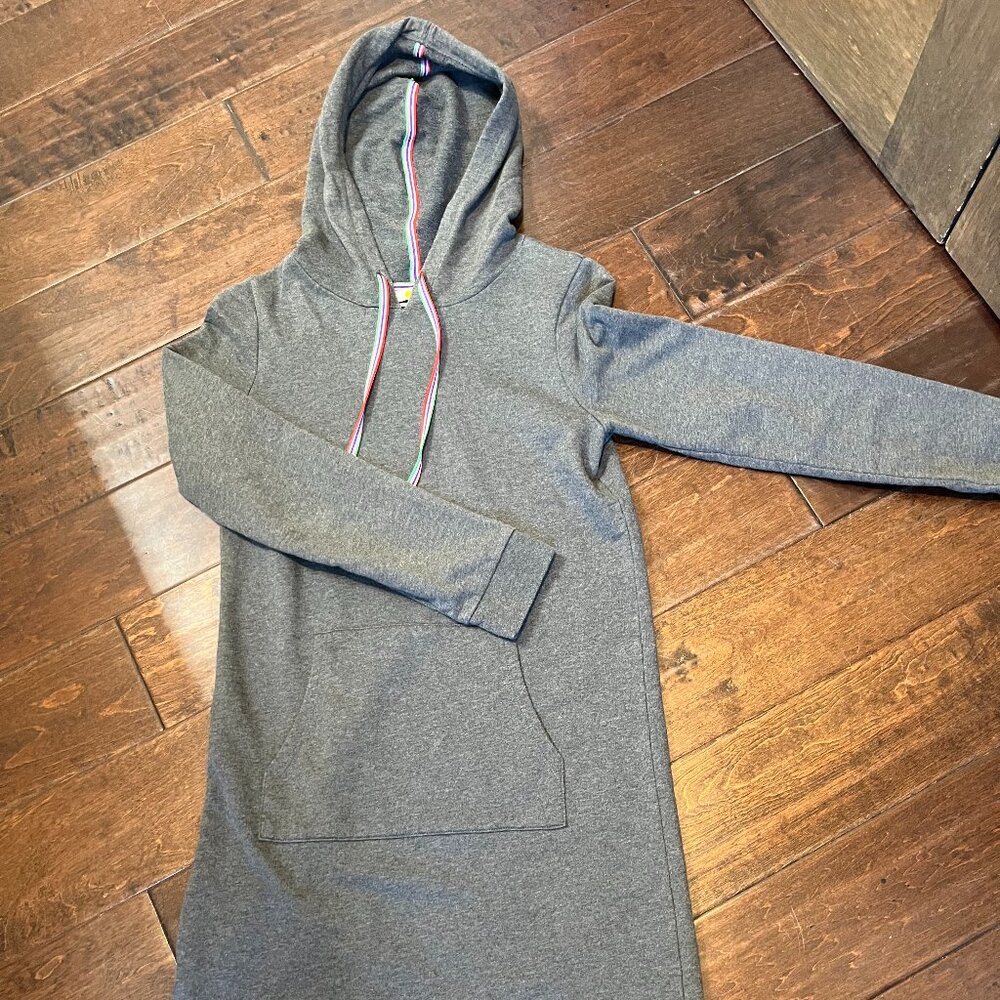 Hoodie Sweatshirt Dress - image 3